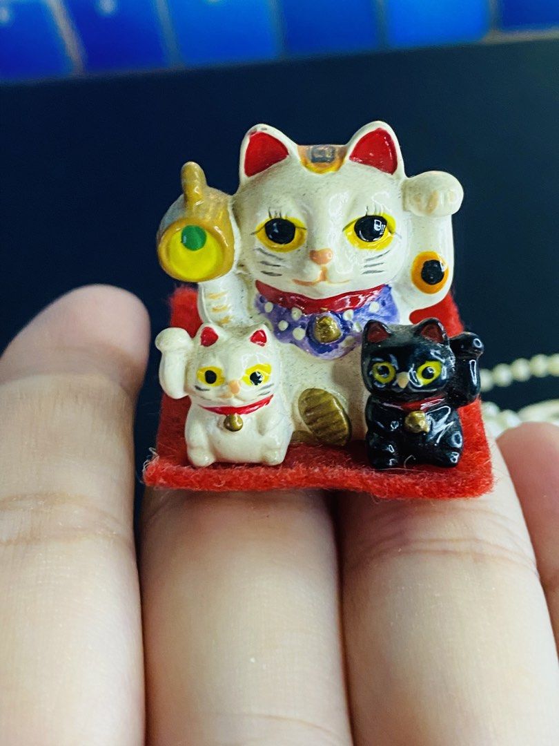 Lucky Cat Mini Figure set (Category: Character Goods) located in Manila. Submitted by kawaii_omocha_est2020 (Listing ID 1468732679, Image 2). Description: .