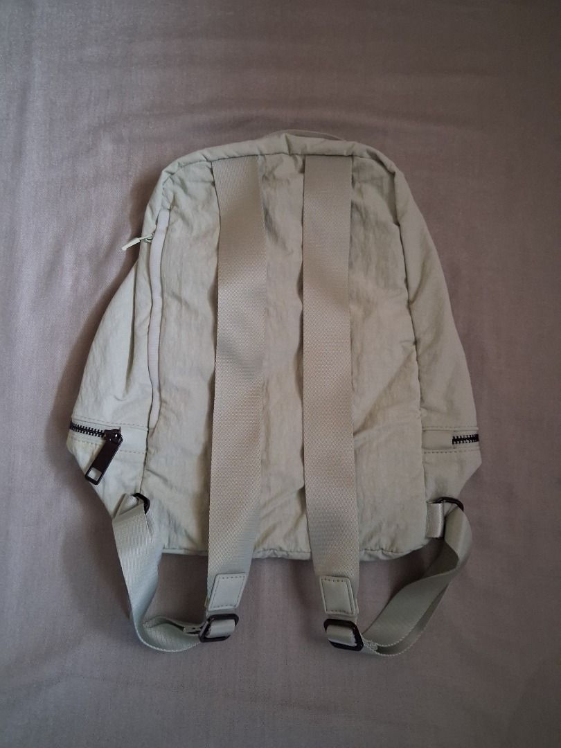 Lululemon City Adventurer mini backpack (Category: Backpacks) located in Quezon City. Submitted by threeleggeddog (Listing ID 1468839903, Image 2). Description: pre-loved 9/10 condition sage green color.