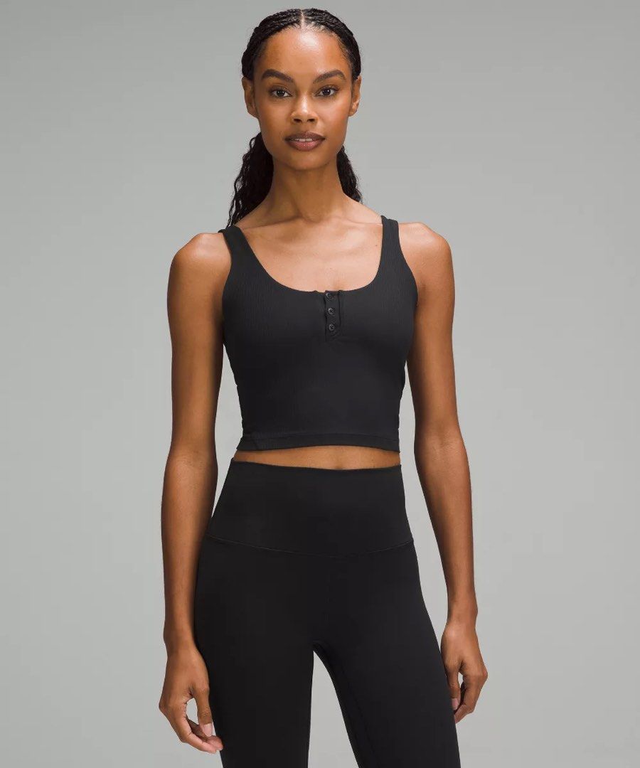 Lululemon Henley Ribbed Align Tank Top (Category: Activewear) located in Manila. Submitted by jean_closet (Listing ID 1468826909, Image 1). Description: Square Dot 4 Actual pics posted Final price + SF .