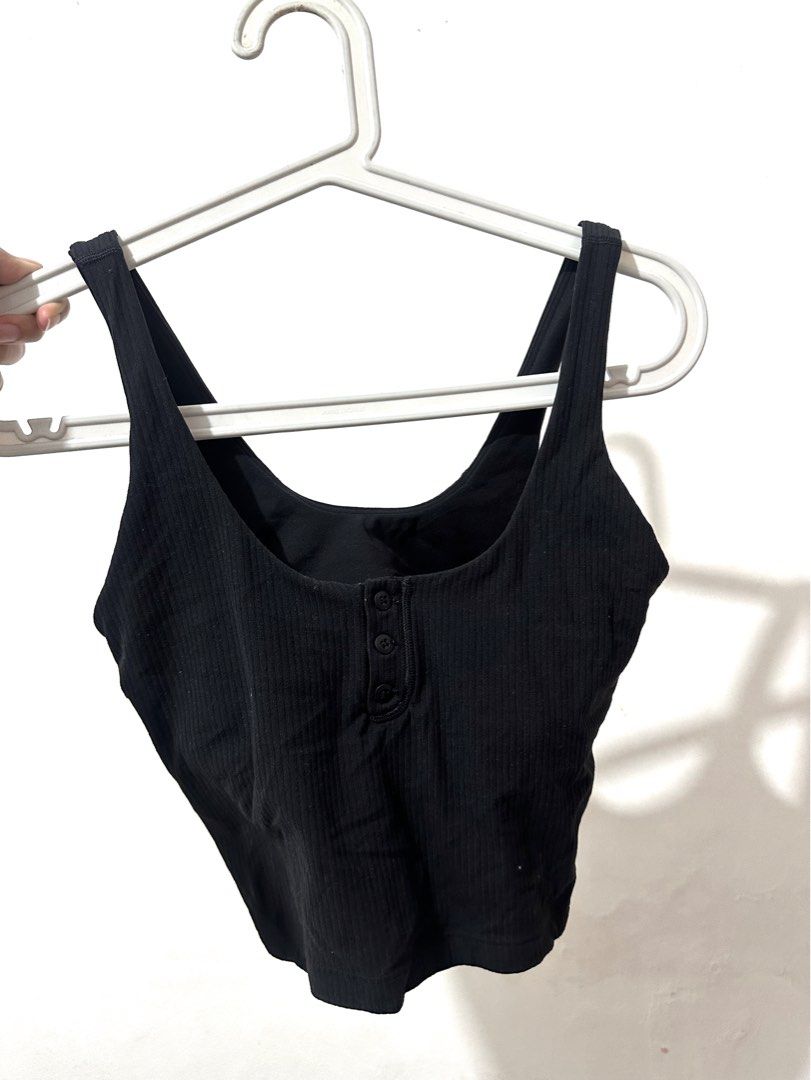 Lululemon Henley Ribbed Align Tank Top (Category: Activewear) located in Manila. Submitted by jean_closet (Listing ID 1468826909, Image 2). Description: Square Dot 4 Actual pics posted Final price + SF .