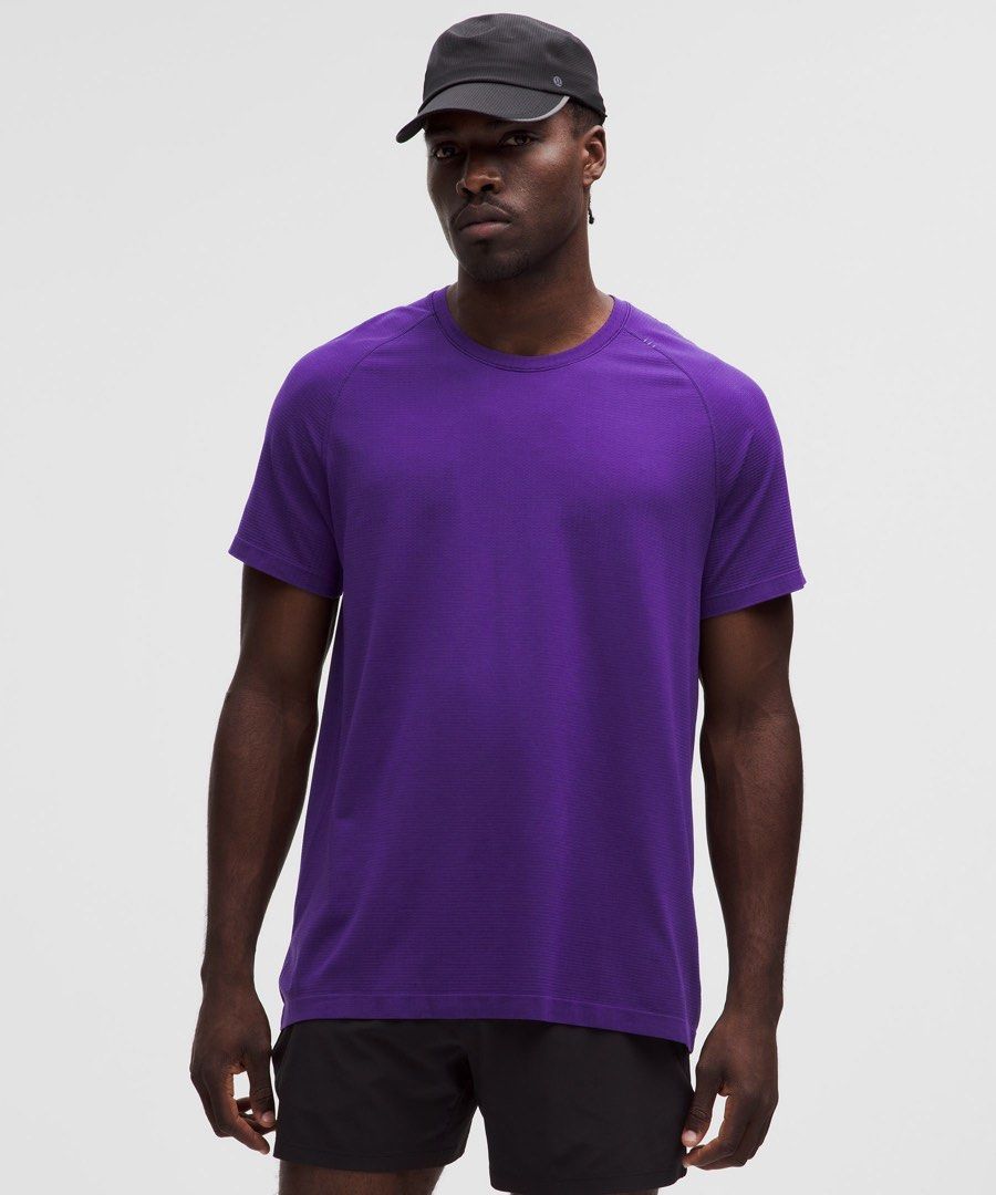Lululemon Metal Vent Tech Tshirt (Authentic) (Category: Activewear) located in Cavite. Submitted by onebeancent (Listing ID 1468913294, Image 1). Description: Size: Large Dimension: 21.5" Width | 27" Length Color: Purple Color Rate: 10/10 Issue: None Condition: Like new‼️ Price: 650php Additional Shipping Fee (J&T Small Pouch) 75php Luzon 100php visayas 120php mindanao.