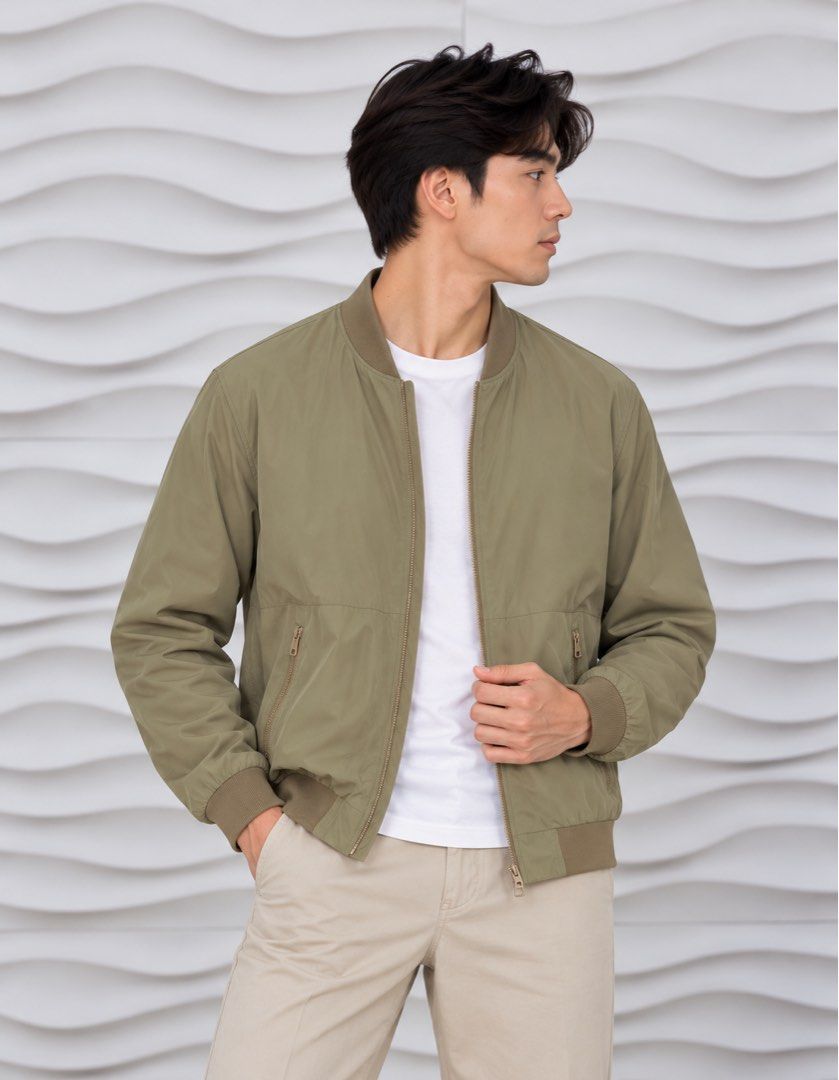 (L-XL) ZARA Men's Bomber Jacket (Category: Coats, Jackets and Outerwear) located in Bulacan. Submitted by cavalieeeer (Listing ID 1468782652, Image 1). Description: 𝗣𝗟𝗘𝗔𝗦𝗘 𝗥𝗘𝗔𝗗 𝗧𝗛𝗘 𝗗𝗘𝗧𝗔𝗜𝗟𝗦 𝗜𝗡 𝗧𝗛𝗘 𝟮𝗡𝗗 𝗣𝗜𝗖𝗧𝗨𝗥𝗘! We base sizing on actual measurements, not tag size — please check the dimensions before buying! 📌 Prices are fixed. Unreasonable offers will not be entertained. 🌐 Facebook Page: Cavalier 📍 Location: SJD
