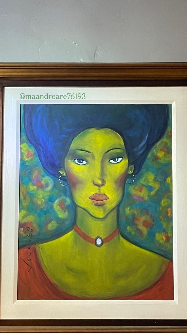 Lydia Velasco "Beauty" (Category: Frames & Pictures) located in Paranaque City. Submitted by maandreare76193 (Listing ID 1468737444, Image 2). Description: -Medium: Oil on Canvas -Dimension: 20" x 16" -Year: 2020 -COA is available -Price is negotiable .