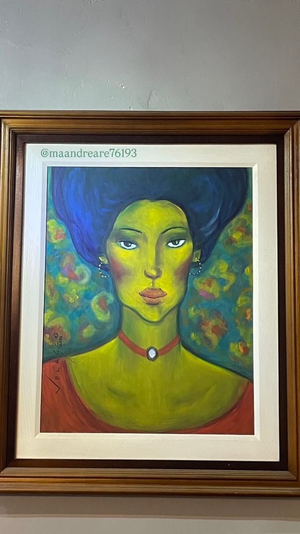 Lydia Velasco "Beauty" (Category: Frames & Pictures) located in Paranaque City. Submitted by maandreare76193 (Listing ID 1468737444, Image 1). Description: -Medium: Oil on Canvas -Dimension: 20" x 16" -Year: 2020 -COA is available -Price is negotiable .