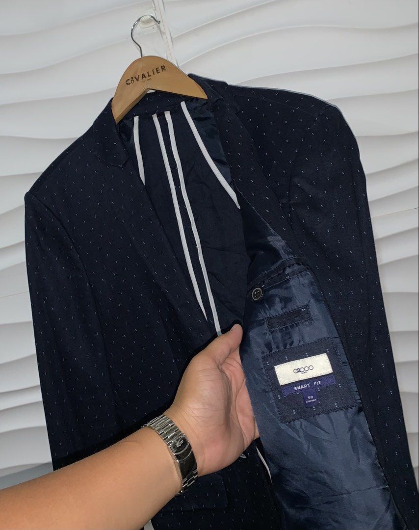 (M) G2000 Man Linen Blazer Jacket (Category: Coats, Jackets and Outerwear) located in Bulacan. Submitted by cavalieeeer (Listing ID 1468777525, Image 3). Description: 𝗣𝗟𝗘𝗔𝗦𝗘 𝗥𝗘𝗔𝗗 𝗧𝗛𝗘 𝗗𝗘𝗧𝗔𝗜𝗟𝗦 𝗜𝗡 𝗧𝗛𝗘 𝟮𝗡𝗗 𝗣𝗜𝗖𝗧𝗨𝗥𝗘! We base sizing on actual measurements, not tag size — please check the dimensions before buying! 📌 Prices are fixed. Unreasonable offers will not be entertained. 🌐 Facebook Page: Cavalier 📍 Location: S