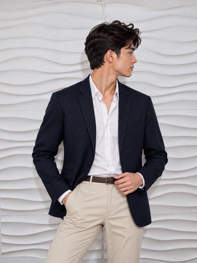 (M) G2000 Man Linen Blazer Jacket (Category: Coats, Jackets and Outerwear) located in Bulacan. Submitted by cavalieeeer (Listing ID 1468777525, Image 1). Description: 𝗣𝗟𝗘𝗔𝗦𝗘 𝗥𝗘𝗔𝗗 𝗧𝗛𝗘 𝗗𝗘𝗧𝗔𝗜𝗟𝗦 𝗜𝗡 𝗧𝗛𝗘 𝟮𝗡𝗗 𝗣𝗜𝗖𝗧𝗨𝗥𝗘! We base sizing on actual measurements, not tag size — please check the dimensions before buying! 📌 Prices are fixed. Unreasonable offers will not be entertained. 🌐 Facebook Page: Cavalier 📍 Location: S