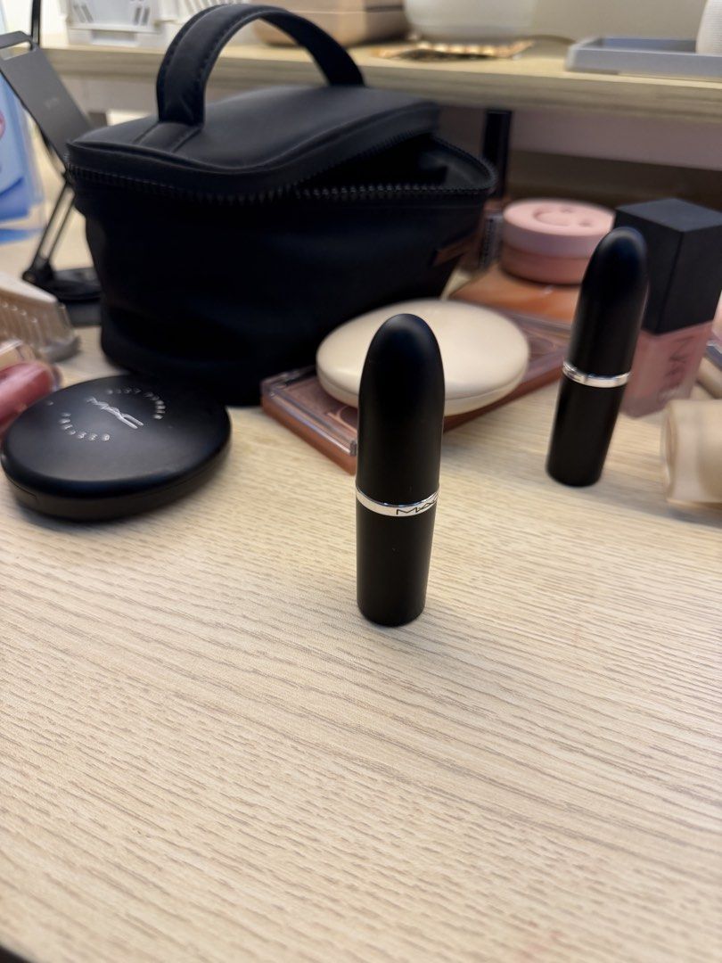 Mac macximal matte lipstick velvet teddy (Category: Makeup) located in Paranaque City. Submitted by babytogepiii (Listing ID 1468921756, Image 2). Description: ⭐️ item details: only used a few times authentic mac product. bought from the mac store myself. ⭐️ mode of payment: gcash ⭐️ delivery method: lalamove or grab express .