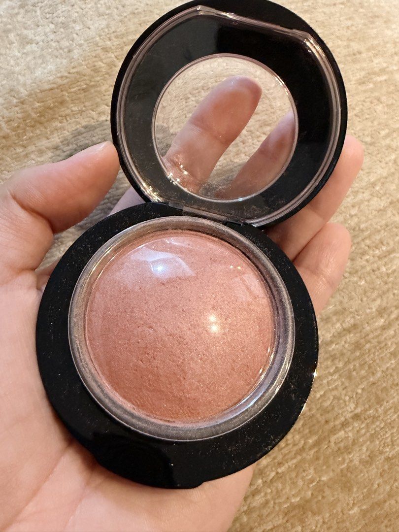MAC Mineralize Blush Warm Soul (Category: Makeup) located in Taguig. Submitted by jennifer_sells (Listing ID 1468799680, Image 3). Description: - Brand: MAC Cosmetics - Product: Mineralize Blush - Shade: Warm Soul (soft peachy-pink with shimmer) - Condition: Barely touched, dome shape completely intact - Size: Net wt. 3.2g / 0.10 oz. - Origin: Made in Italy RFS: too many blushes Bought and opened: June 2026 Slightly nego only Buyer to arrange for