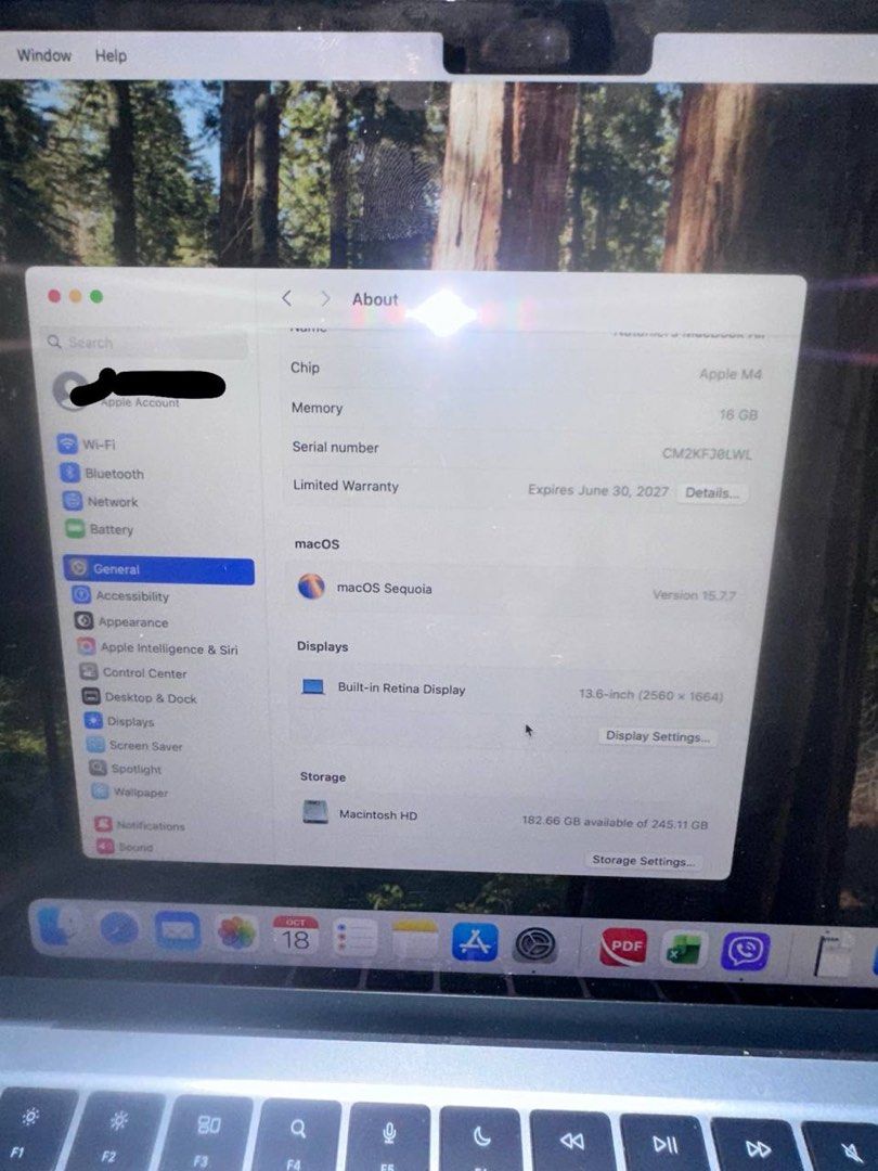 Macbook Air M4 256GB (Category: Laptops & Notebooks) located in Manila. Submitted by liveflower.8c0cf4 (Listing ID 1468777047, Image 2). Description: RFS: Upgraded to M5.
