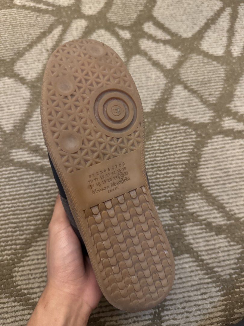 Maison Margiela Gats (Black Brown) (Category: Casual Shoes) located in Quezon City. Submitted by drizzyarchives (Listing ID 1468809328, Image 3). Description: Maison Margiela GATS Good condition 8.5/10 Size 42/8.5 With Box No issues Slight Nego 🤝 Buyer Shoulders SF.