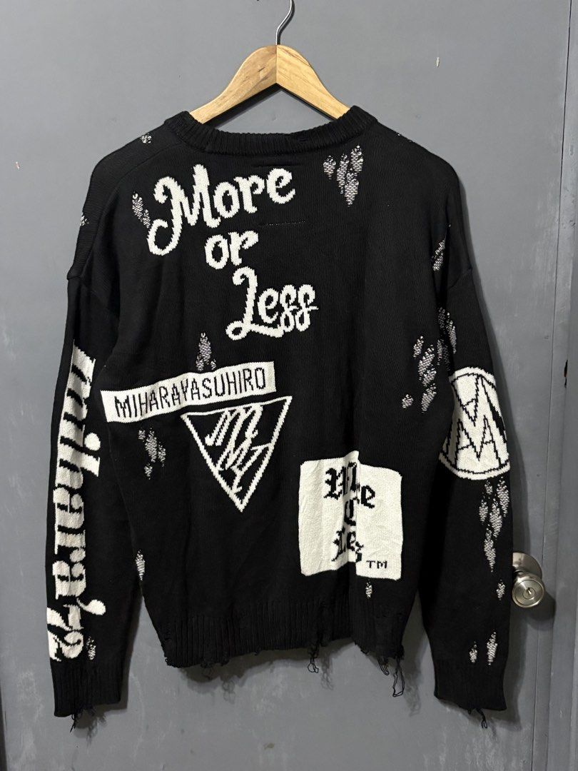 Maison Mihara Yasuhiro Distressed Sweater (Category: Coats, Jackets and Outerwear) located in Iloilo. Submitted by bygone.ph (Listing ID 1468838497, Image 2). Description: 24x27.