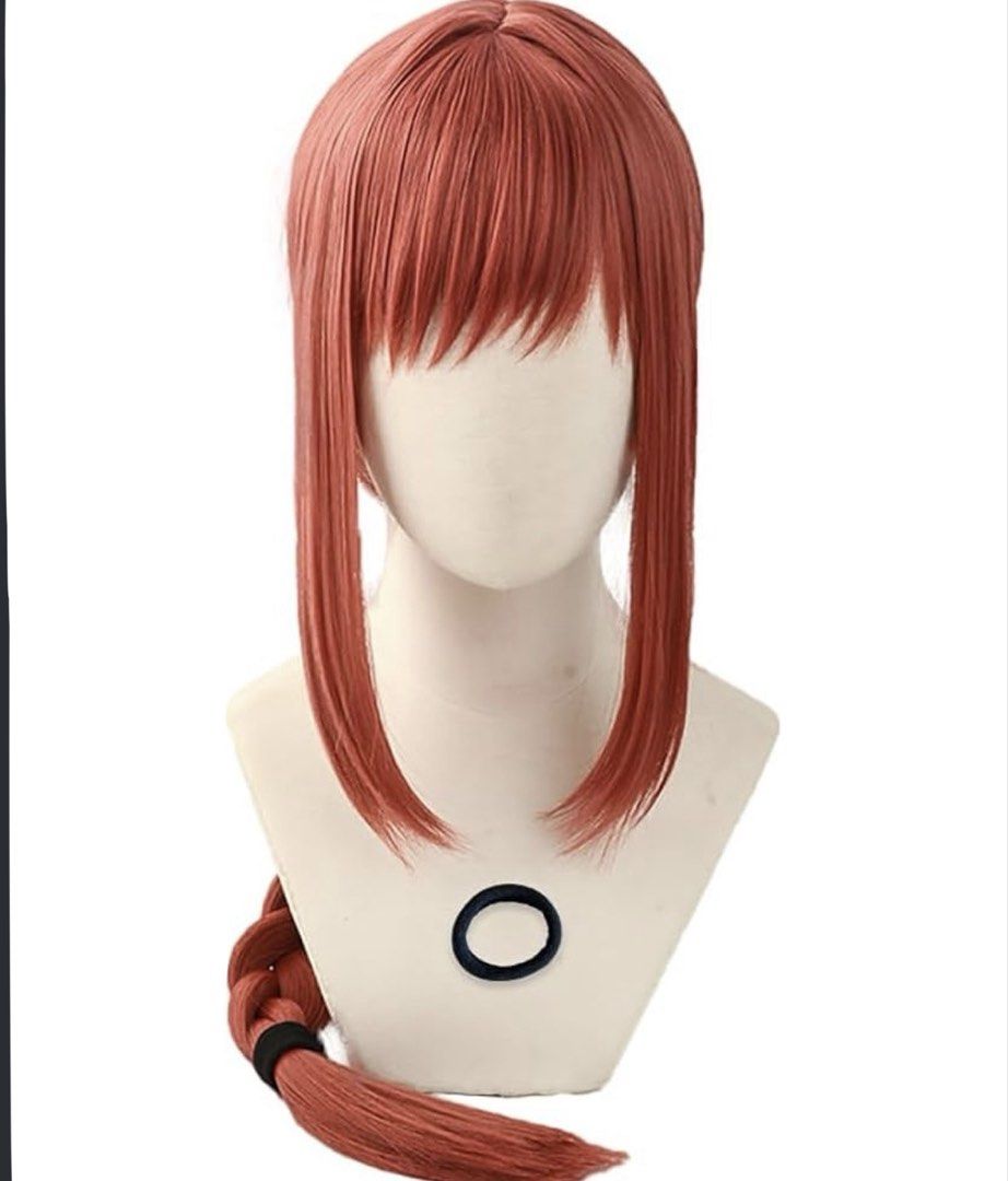 Makima Cosplay Wig Chainsaw Man Red Long Braid (Category: Hair Accessories) located in Tuguegarao City. Submitted by in.her.prime (Listing ID 1468740337, Image 1). Description: - Used once - Last Price posted.