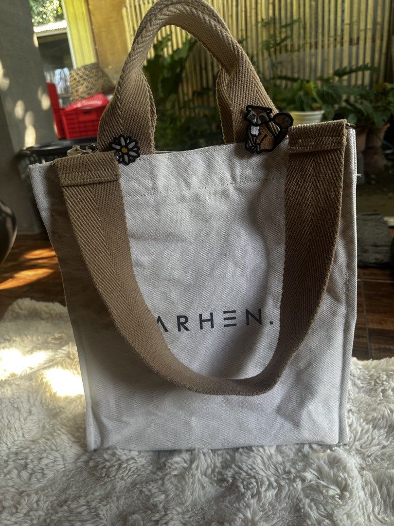 Marhen.J Canvas Tote Bag with Removable Strap (Category: Tote Bags) located in Digos. Submitted by venusacaro13427 (Listing ID 1468768747, Image 3). Description: Marhen. J.