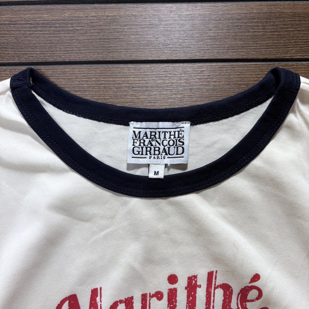 Marithe Francois Girbaud Paris Baseball Ringer Tee (Category: Shirts) located in Bacolod City. Submitted by treasurehuntsv2 (Listing ID 1468713075, Image 3). Description: Condition – Excellent Color Rate – 9.8/10 Flaws – None ✅ Size: Dimensions: Width –19 Length –23 .