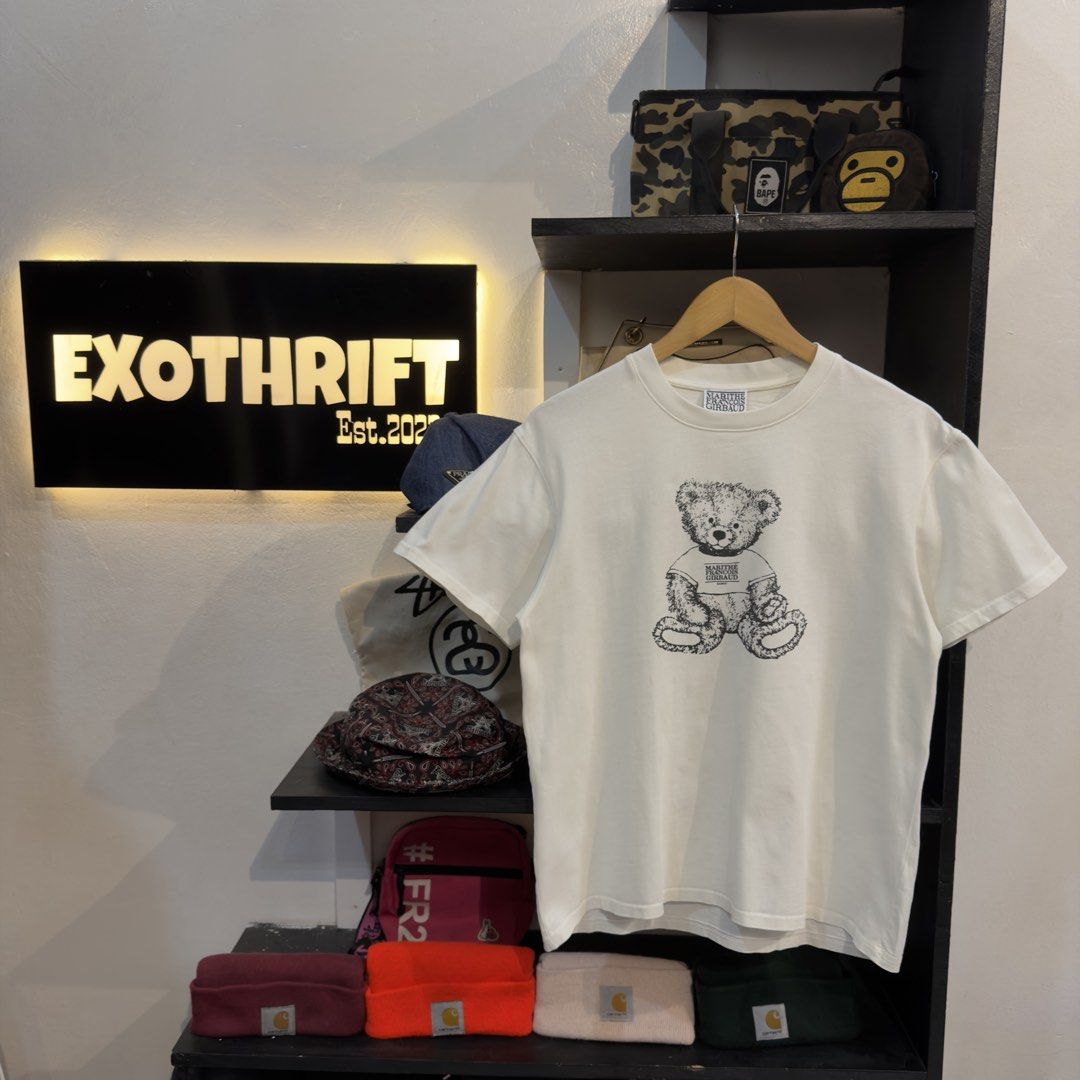 Marithe François Teddy Bear Shirt (Category: Tshirts & Polo Shirts ) located in Manila. Submitted by jerichomal82553 (Listing ID 1468907021, Image 1). Description: Marithe François Teddy Bear Shirt 19 by 24 Good Condition Complete Tags.