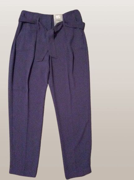 MARKS & SPENCER BLUE PANTS 30 (Category: Other Bottoms) located in Marikina City. Submitted by minimalistmanila (Listing ID 1468801843, Image 3). Description: Brand new M&S dark blue belted pants bought abroad. Fits 30 waist, 38 inches length. Tapered style. Invest in good quality clothing. Order now! *Color may vary due to lighting. .