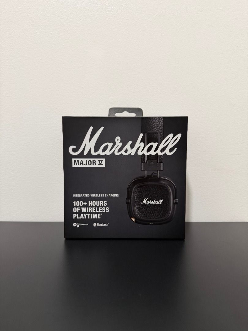 Marshall Major V Wireless Headphones (Category: Headphones & Headsets) located in Mandaluyong City. Submitted by chubskalichummyjuno (Listing ID 1468864153, Image 1). Description: Marshall Major V New and sealed. ₱5,800 Mandaluyong City.