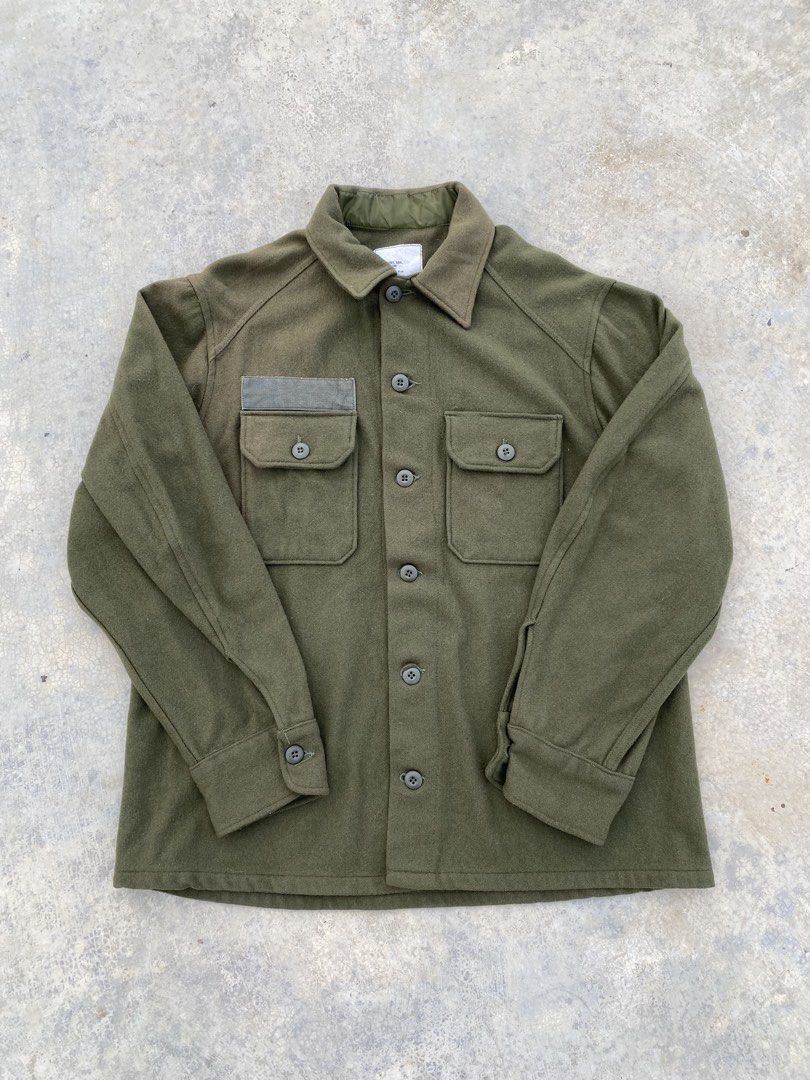 Martin Mfg. US Army 1982 Jacket (Category: Coats, Jackets and Outerwear) located in Baguio. Submitted by kakkoine313sb (Listing ID 1468847590, Image 1). Description: Martin Mfg Co. Inc. (1982 dated) Excellent Condition Width: 23.5 Length: 29.