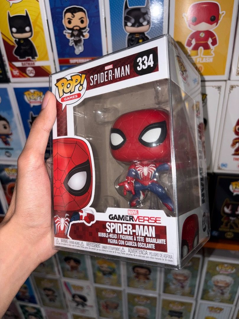 Marvel Gameverse Funko Pop! Spiderman #334 (Category: Figurines & Statues) located in Marikina City. Submitted by spiderraff (Listing ID 1468763244, Image 1). Description: .