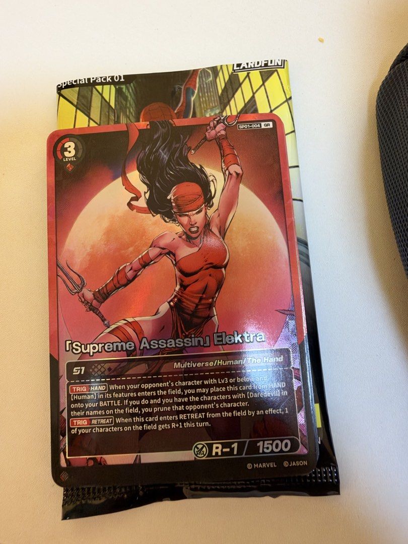 Marvel Hero Rush SP01-004 GR「Supreme Assassin」Elektra (Category: Raw Singles) located in Marikina City. Submitted by jpcollectiblesph (Listing ID 1468841787, Image 1). Description: .
