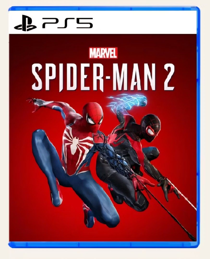 Marvel's Spider-Man 2 PS5 Game (Category: PlayStation) located in Cainta. Submitted by mike369369 (Listing ID 1468771984, Image 1). Description: - Game: Marvel's Spider-Man 2 (Standard Edition) - Platform: PlayStation 5 (Physical Disc) - Developer: Insomniac Games - Condition: Pristine disc in original blue keep case - Region: Officially licensed retail copy - Mode: Single-player action-adventure - Shipping: Fast shipping or meetups available in 