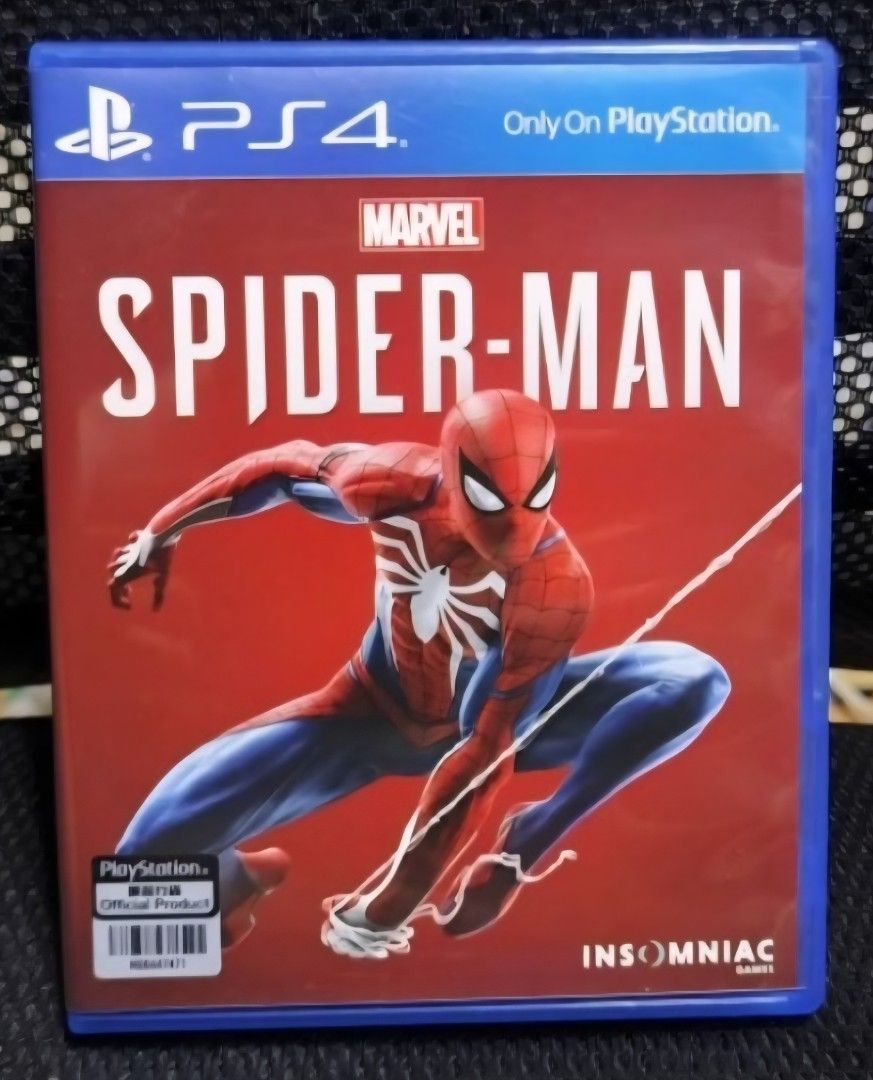 Marvel's Spider-Man PS4 Game (Category: PlayStation) located in Cainta. Submitted by mike369369 (Listing ID 1468772208, Image 1). Description: - Game: Marvel's Spider-Man (PS4) - Developer: Insomniac Games - Condition: Disc works great, like new - Inclusions: Original case and cover art included - Compatibility: Playable on all standard PS4 consoles.