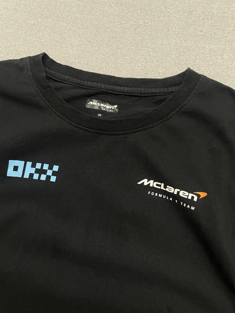 McLaren OKX Shirt (Category: Tshirts & Polo Shirts ) located in Manila. Submitted by _retrovate (Listing ID 1468843418, Image 3). Description: Medium Very good condition.