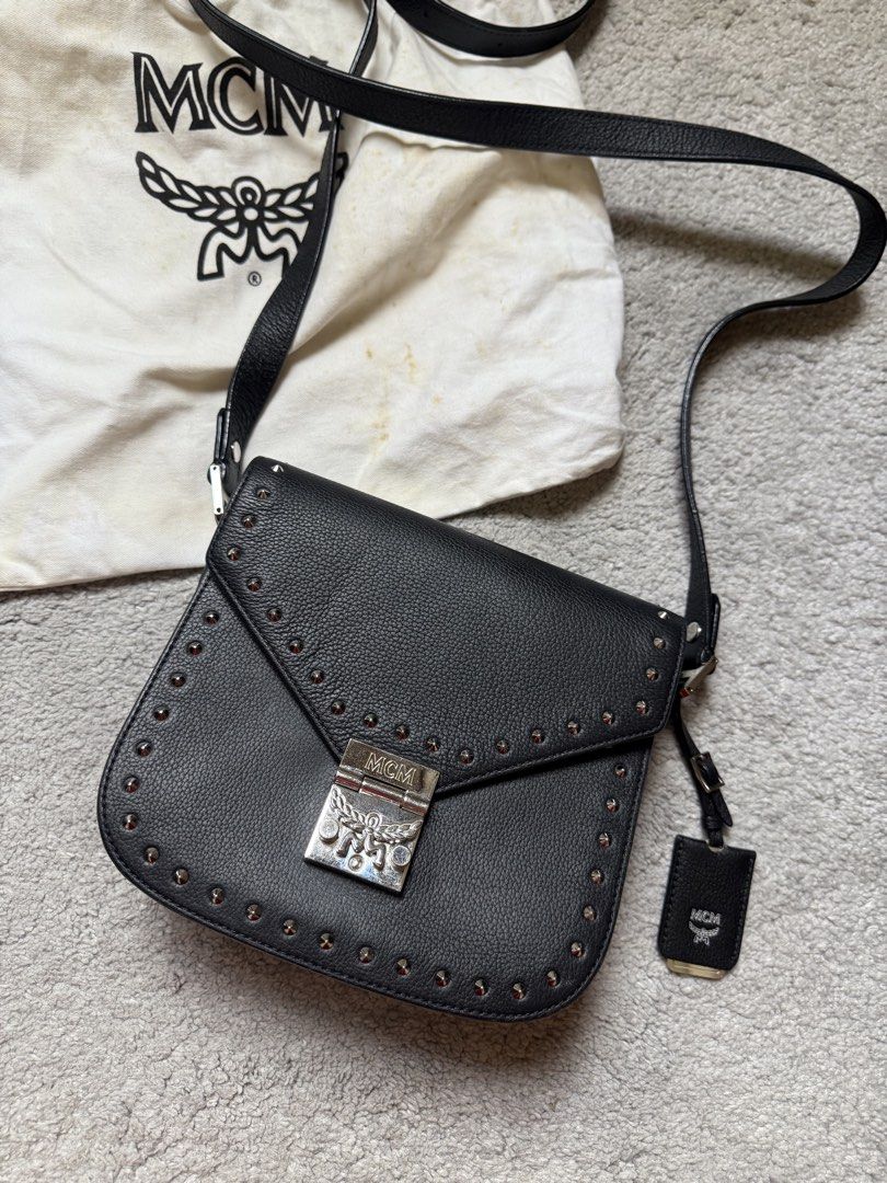 Mcm Studded Flap Crossbody Bag (Category: Luxury Bags & Wallets) located in Malabon City. Submitted by ktlnp (Listing ID 1468739649, Image 2). Description: .