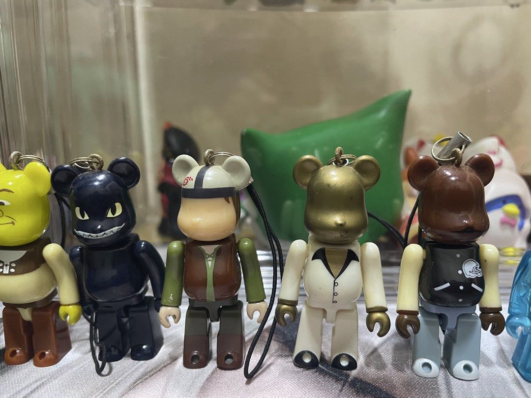 Medicom Toy Bearbrick Keychain Collection Assorted Designs (Category: Character Goods) located in Agdangan. Submitted by kuradekawaii_06 (Listing ID 1468873957, Image 2). Description: - Authentic Medicom Toy Bearbrick keychains - Features popular characters: Shrek, Gremlins Gizmo, AKB48, Top Gun, and Flashdance - Includes attached strap or metal ring on the head - Great for collectors and pop culture fans - Available for purchase as a complete lo