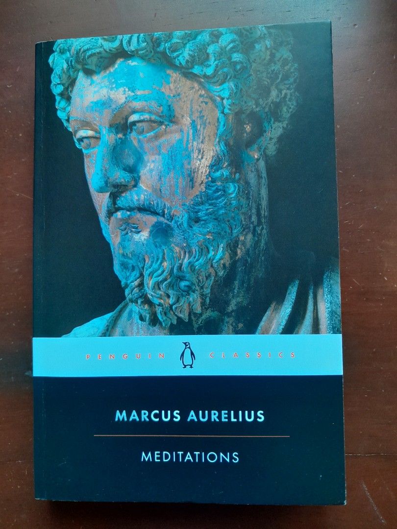 Meditations book by Marcus Aurelius (Category: Storybooks) located in Davao. Submitted by mycloset_dvo (Listing ID 1468790756, Image 2). Description: .