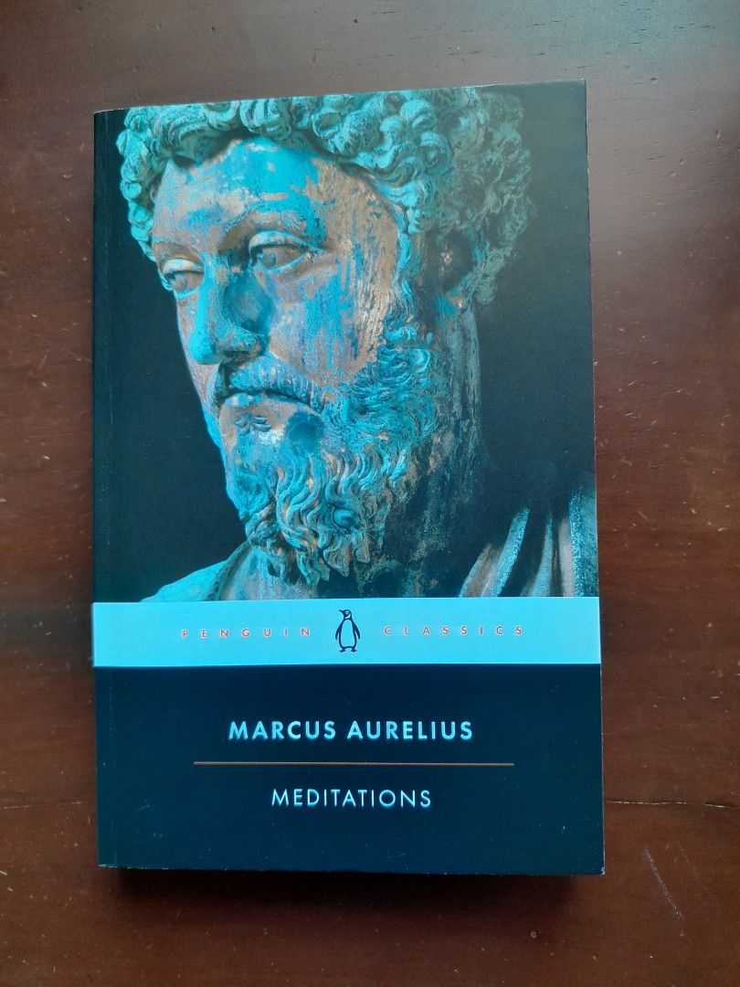 Meditations book by Marcus Aurelius (Category: Storybooks) located in Davao. Submitted by mycloset_dvo (Listing ID 1468790756, Image 1). Description: .