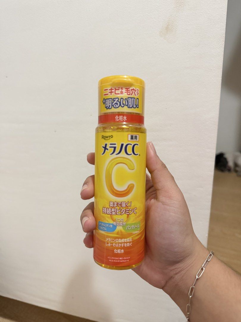 Melano CC Brightening Lotion 170ml (Category: Face Care) located in Manila. Submitted by n1khola1_20051606 (Listing ID 1468756497, Image 1). Description: - Product: Rohto Melano CC Vitamin C Brightening Lotion - Size: 170ml bottle - Condition: Brand new, unopened, and packaging intact - Origin: Purchased during a Japan trip (authentic) - Benefits: Fades dark spots, brightens skin, and evens out skin tone - Reason for selling: Switch skincare rout