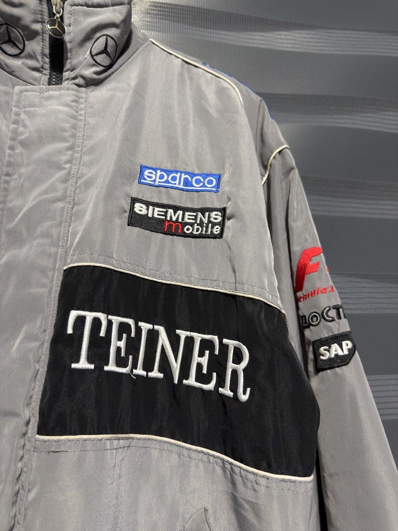 Mercedes-Benz / Warsteiner Bomber Jacket (Category: Coats, Jackets and Outerwear) located in Calumpit. Submitted by Essentiality (Listing ID 1468866589, Image 2). Description: Mercedes-Benz / Warsteiner Bomber Jacket 26.5x28.5.