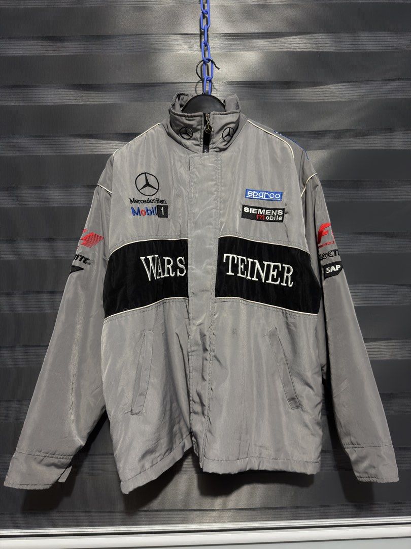 Mercedes-Benz / Warsteiner Bomber Jacket (Category: Coats, Jackets and Outerwear) located in Calumpit. Submitted by Essentiality (Listing ID 1468866589, Image 1). Description: Mercedes-Benz / Warsteiner Bomber Jacket 26.5x28.5.
