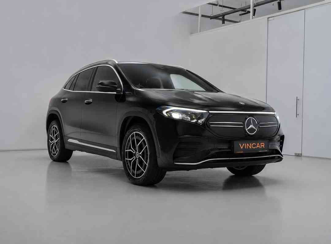 Mercedes-Benz EQA Electric EQA250 AMG Line Premium 66.5 kWh (A) (Category: Used Cars) located in Singapore. Submitted by vincar_pre-owned (Listing ID 1468785825, Image 2). Description: Latest EQA250 full electric AMG line premium! Get yours now! High and flexible loan available. Trade in welcome! Call now for more information! Features: Powered by an asynchronous motor producing 190hp and 385nm worth of torque. 0 to 100km/h in 8.6s top speed of 1