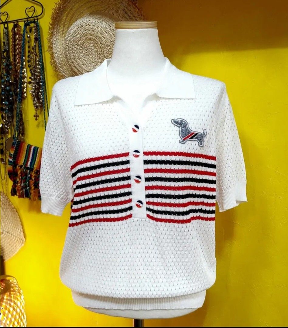 Mesh Thom Browne (Category: Others Tops) located in Subic. Submitted by AnythingBrandedby_May (Listing ID 1468800894, Image 1). Description: Thom Browne 18X23.