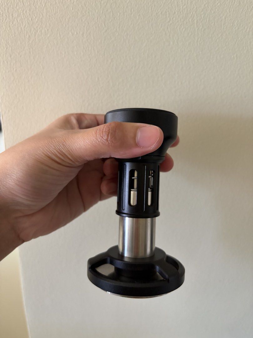 MHW-3BOMBER Coffee Tamper (Category: Coffee Machines & Makers) located in Quezon City. Submitted by jga07 (Listing ID 1468828965, Image 3). Description: Yu Series MHW-3BOMBER coffee tamper For 58mm Spring-loaded, flat base No more box No issues Purchased for 3.9K .