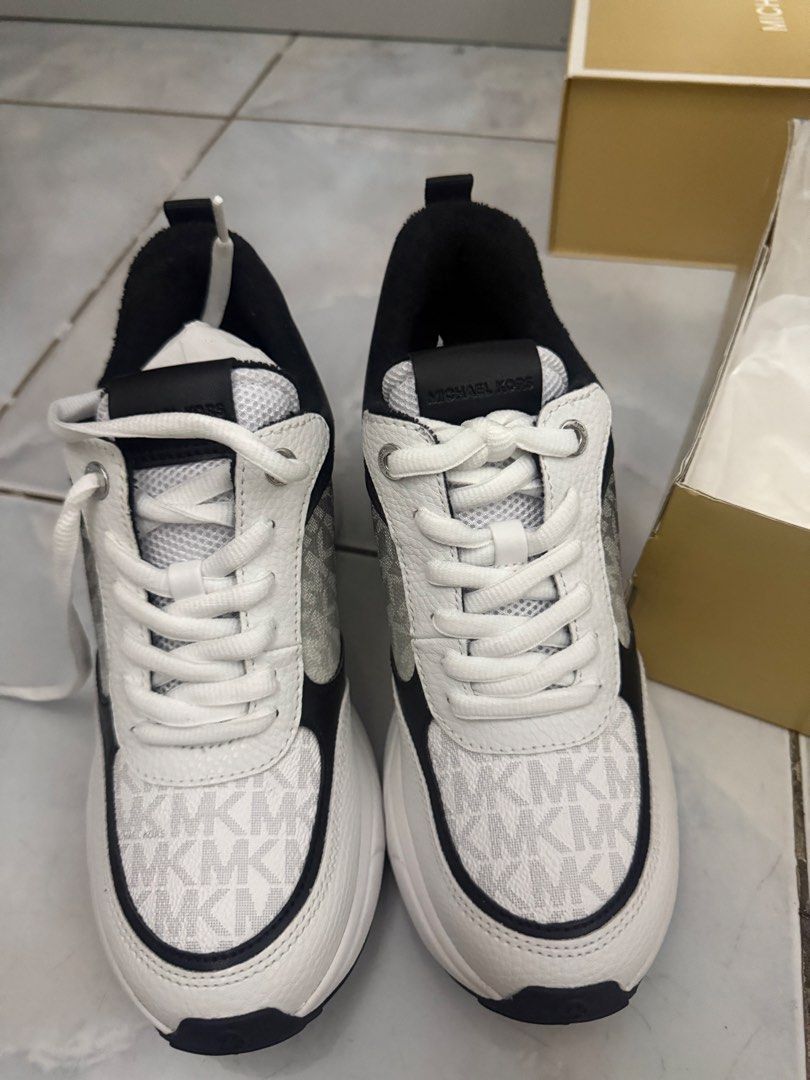 Michael Kors Shoes Katrina Wedge Trainer (Category: Sneakers & Footwear) located in Manila. Submitted by rubyjanesdy (Listing ID 1468902590, Image 2). Description: complete inclusion with box (unused) size 7 US mod: Ibc or lalamove mop: gcash or maya.