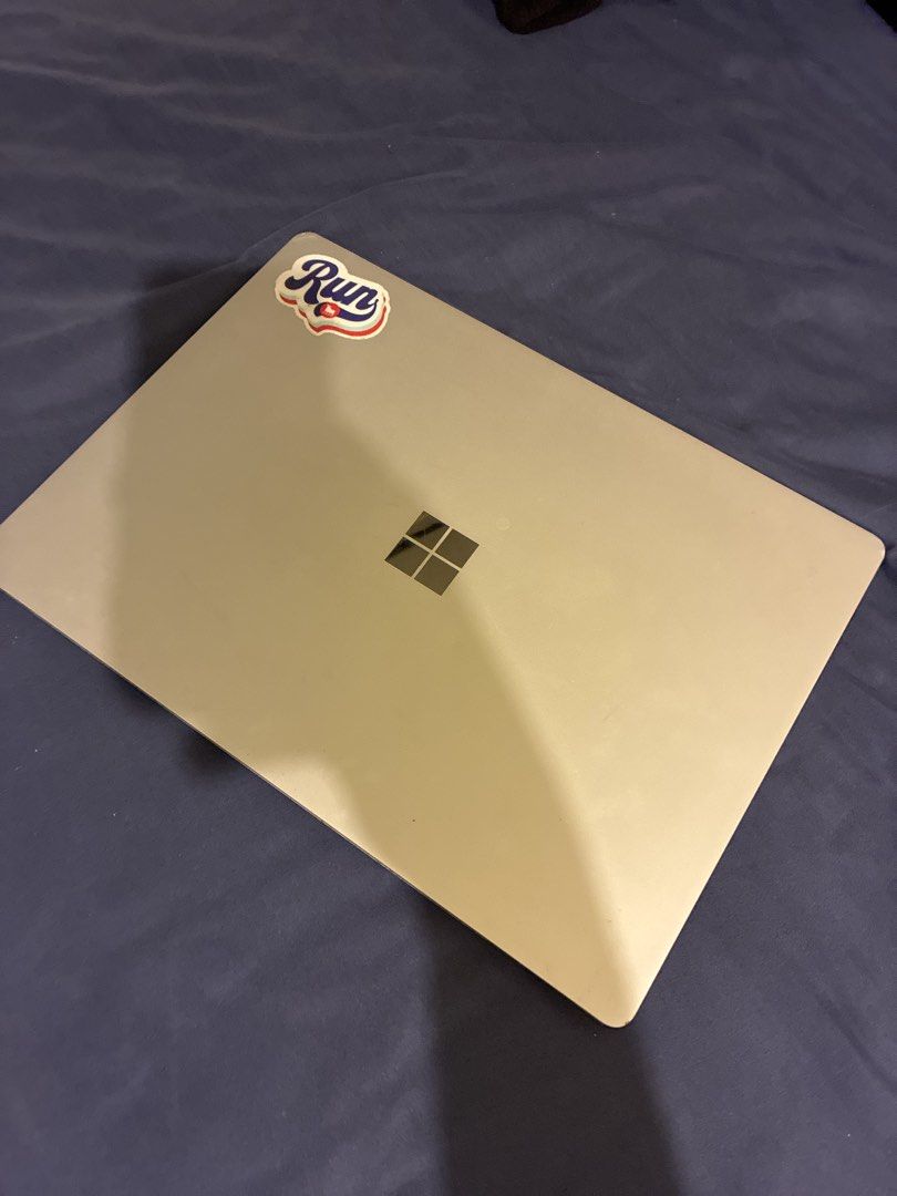 Microsoft Surface Laptop Japanese Keyboard (Category: Laptops & Notebooks) located in Las Pinas. Submitted by mrcolorless (Listing ID 1468861956, Image 1). Description: - Microsoft Surface Laptop (Silver Aluminum finish) - Japanese layout keyboard - Screen turns on normally, displays Windows logo - Perfect for daily tasks, typing, and web browsing - Note: Has a sticker on the lid and black tape applied around the palm rest area - Trackpad no long