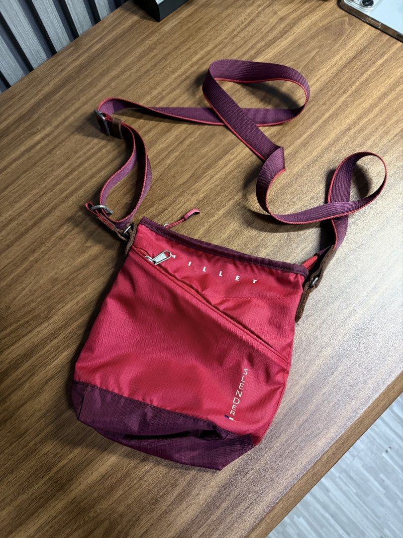 Millet Slender Crossbody Bag Red Maroon (Category: Sling Bags) located in San Rafael. Submitted by jeremybelza (Listing ID 1468928026, Image 1). Description: Millet As new condition No flaws 650 .