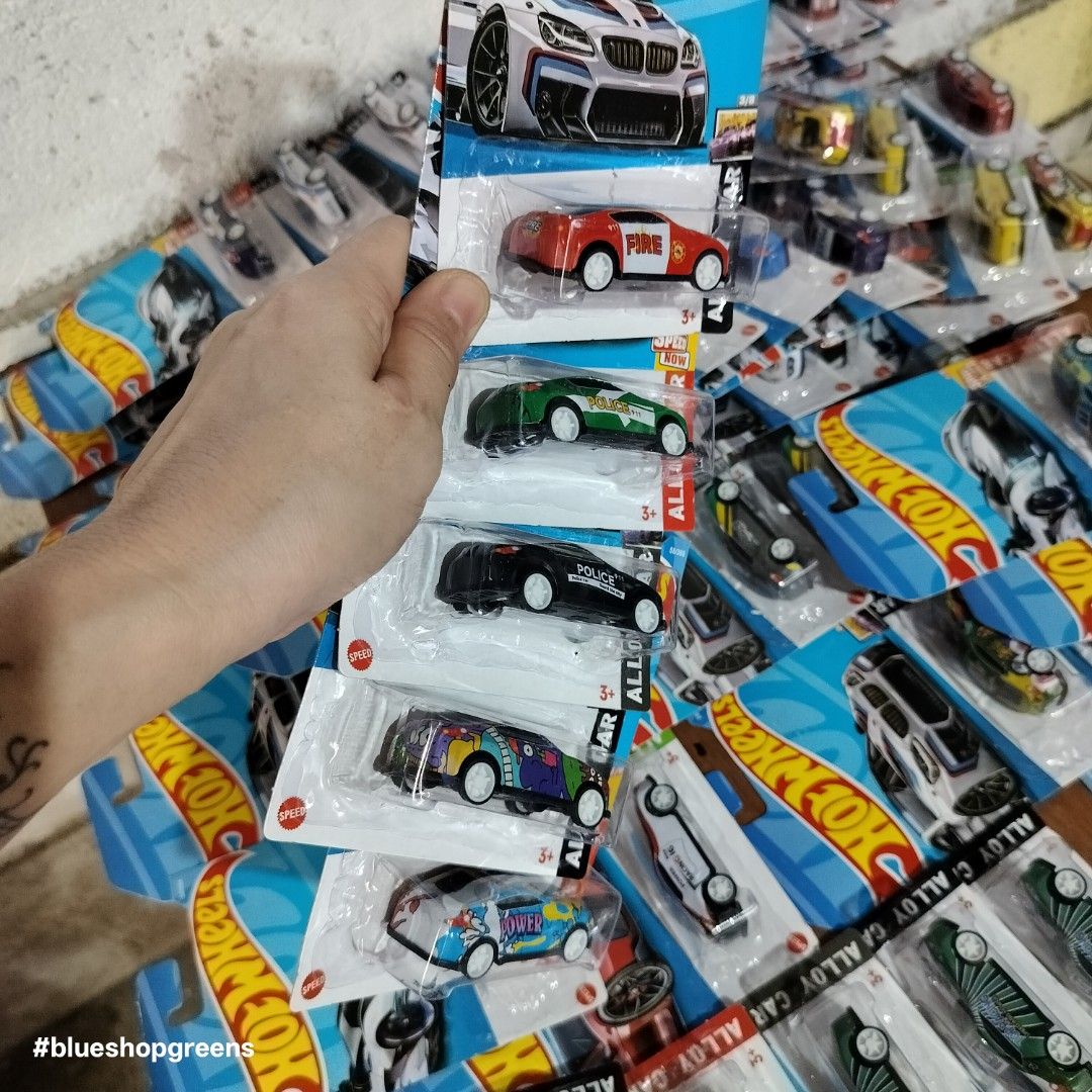 Mini Car Pack Assorted (Category: Vehicle & Diecast Models) located in Antipolo. Submitted by blueshopvintage (Listing ID 1468829410, Image 3). Description: - mini cars for give aways/lootbag fillers - Variety of designs including fire trucks, police cars, and vibrant graphic prints - Brand new in original blister pack/card packaging - Great addition to any toy vehicle collection or as a gift - Multiple pieces available (message to choose specifi