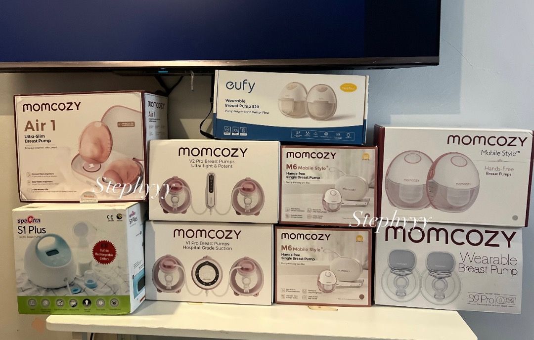 Momcozy M6 Gray (Category: Breastfeeding & Bottle Feeding) located in Valenzuela. Submitted by steph.yyy.yuuu (Listing ID 1468794402, Image 2). Description: - Brand: Momcozy - Model: M6 Mobile Style Single Breast Pump - Color: Gray - Type: Hands-free wearable breast pump - Condition: Brand new in box - Includes: Portable breast pump unit and storage/carrying case - Ideal for: Working moms, multitasking, and pumping on-the-go.
