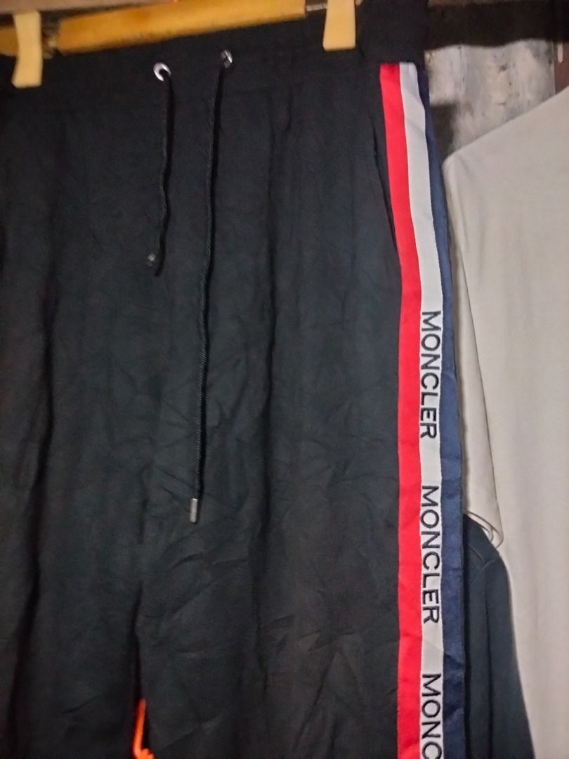 Moncler jogging pants (Category: Joggers) located in Kalibo. Submitted by thriftedbykim12 (Listing ID 1468828697, Image 2). Description: Like new condition 34-40 waist Length 41 Issue:none 550+sf still nego Location:Kalibo Aklan Visayas .