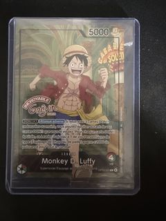 🔥One Piece EB02 SP Monkey D. Luffy OP05 Leader AA Card, Toys ...