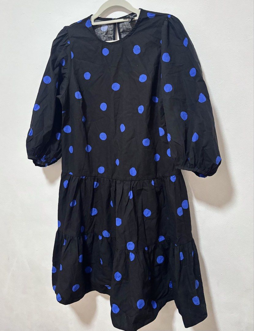 Monki Black Polka Dress (Category: Dresses) located in Davao. Submitted by outoftheclosetdvo (Listing ID 1468743907, Image 2). Description: Fits medium to semi large.