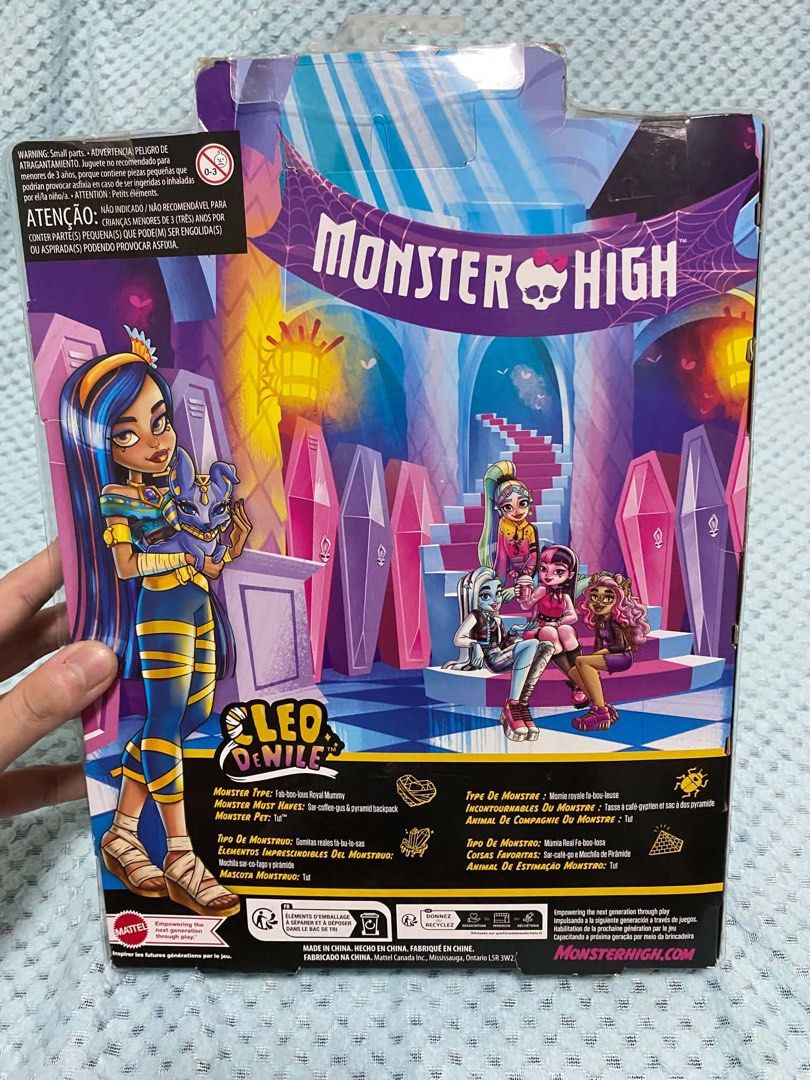 MONSTER HIGH CLEO DE NILE MATTEL (Category: Kids Toys) located in Valenzuela. Submitted by carldriiin (Listing ID 1468772192, Image 2). Description: Brand New Sealed Unopened Monster High Cleo De Nile doll Mattel Thank you!.