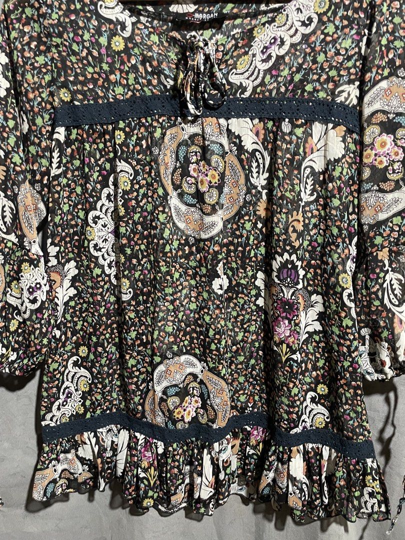 Morgan De Toi Boho Peasant Blouse (Category: Others Tops) located in Buruanga. Submitted by kaizenfinds7 (Listing ID 1468812337, Image 2). Description: No issues Fits m to l +sf .
