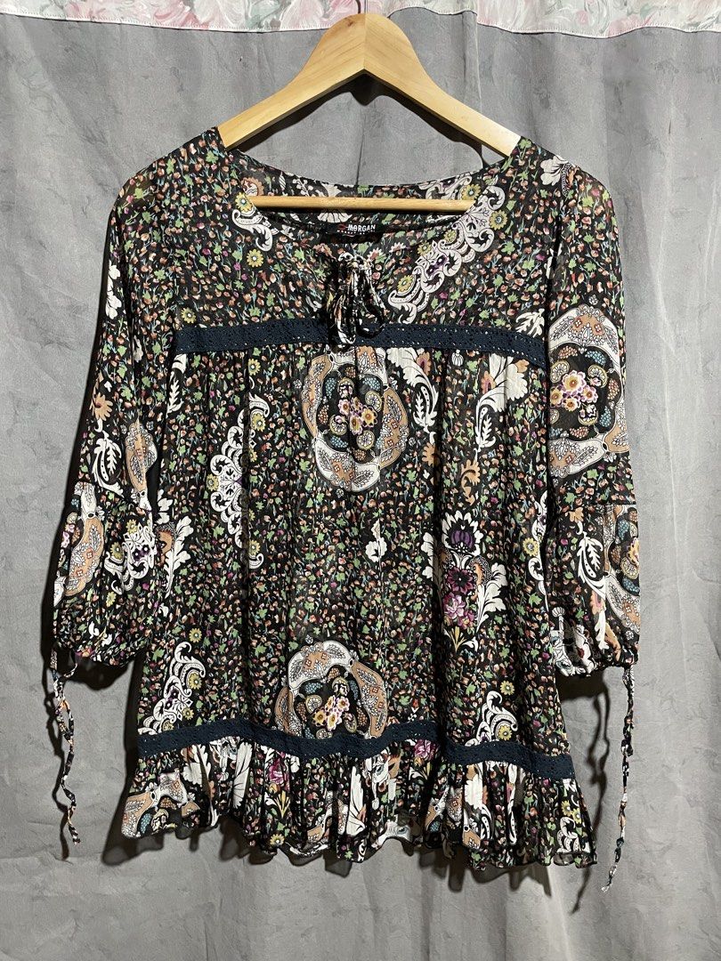 Morgan De Toi Boho Peasant Blouse (Category: Others Tops) located in Buruanga. Submitted by kaizenfinds7 (Listing ID 1468812337, Image 1). Description: No issues Fits m to l +sf .