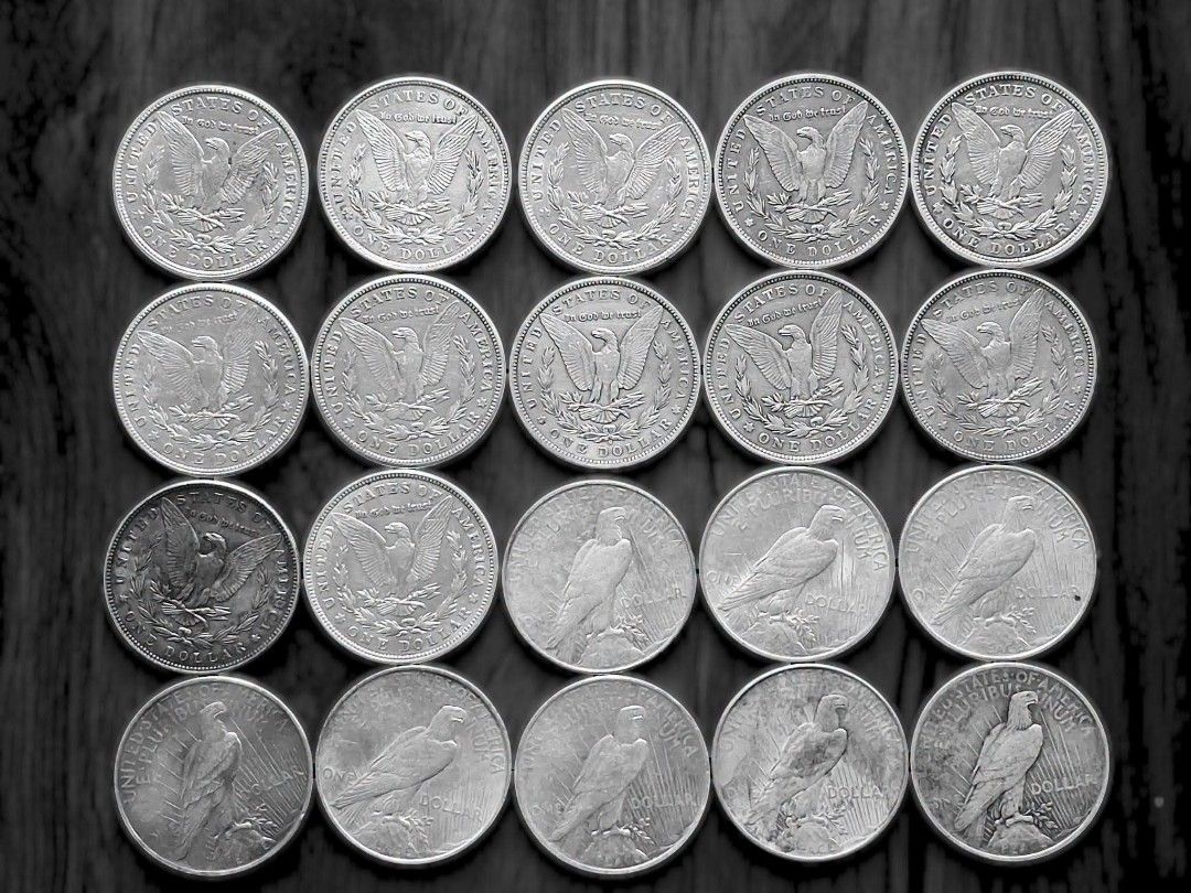 MORGAN DOLLAR SILVER PEACE DOLLAR (Category: Vintage Collectibles) located in Manila. Submitted by legitseller12 (Listing ID 1468730512, Image 2). Description: FOR SALE 🟢 MORGAN DOLLAR SILVER COIN PEACE DOLLAR SILVER COIN 20PCS LAHAT PM ME MEETUP SANTA ROSA LAGUNA CAVITE OR MANILA OR NEARLY LOCATION / PWEDE SHIPPING VIA JRS LBC JNT MODE OF PAYMENT GCASH BANK REMITANCE.