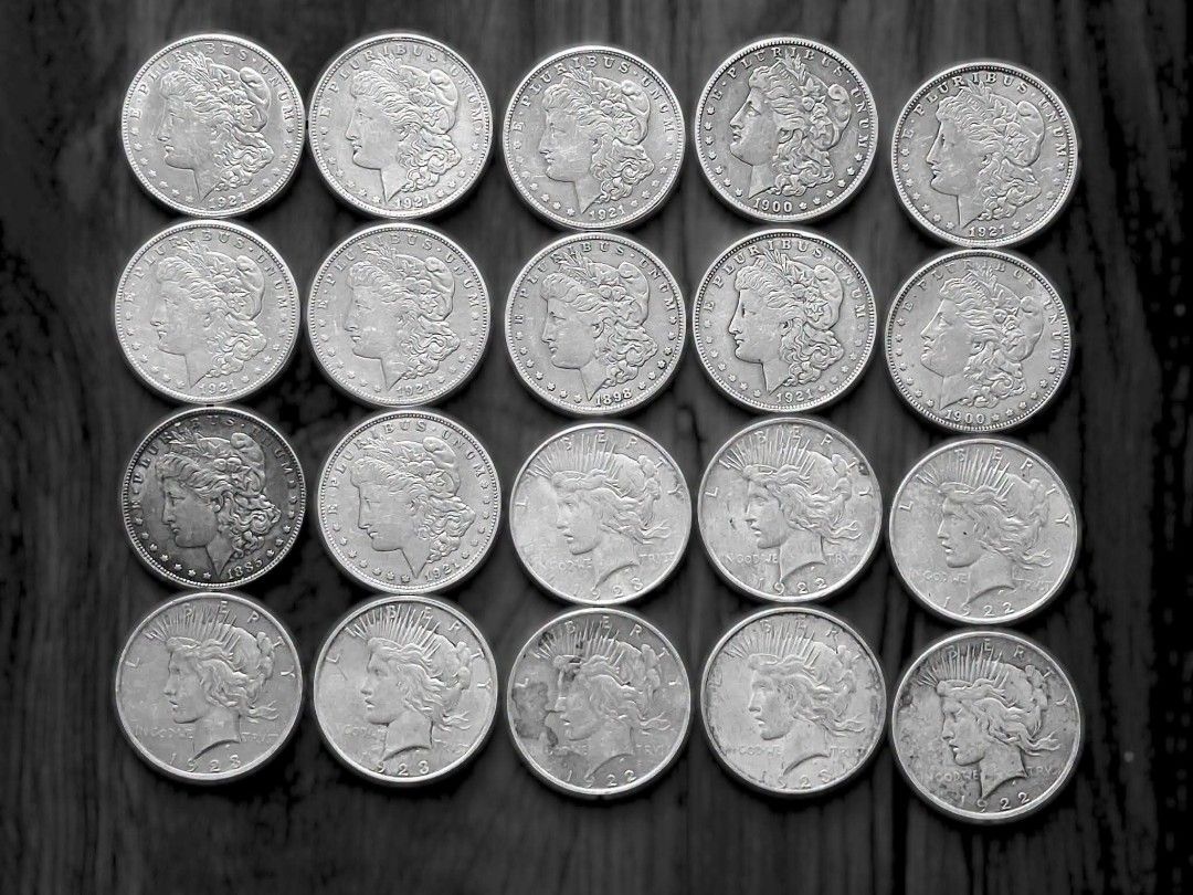 MORGAN DOLLAR SILVER PEACE DOLLAR (Category: Vintage Collectibles) located in Manila. Submitted by legitseller12 (Listing ID 1468730512, Image 1). Description: FOR SALE 🟢 MORGAN DOLLAR SILVER COIN PEACE DOLLAR SILVER COIN 20PCS LAHAT PM ME MEETUP SANTA ROSA LAGUNA CAVITE OR MANILA OR NEARLY LOCATION / PWEDE SHIPPING VIA JRS LBC JNT MODE OF PAYMENT GCASH BANK REMITANCE.